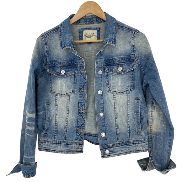 Ashley By 26 International Jackets & Blazers - Ashley vintage charm worn in distressed denim jean jacket, L